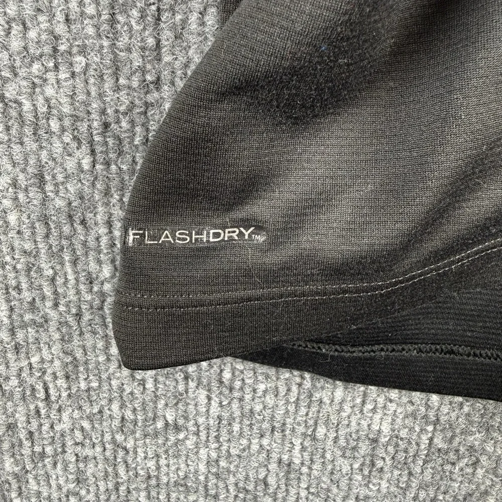 The North Face Pullover Mens Medium Black FlashDry 1/4 Zip Long Sleeve‎ Running